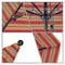 California Umbrella 9' Black Aluminum Market Patio Umbrella, Sunbrella Astoria Sunset 194061335468 - alternate 2